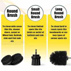 Kit de 4 cepillos de limpieza para taladro, cepillos eléctricos para taladro, kit de accesorios para limpieza de piscinas y coches - Product Image 5