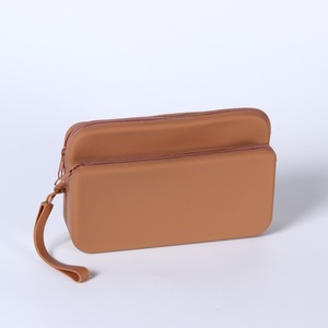 Bolsa de almacenamiento portátil con cremallera de silicona, monedero, bolsa para pintalabios y cosméticos, bolsa de viaje, asa suave unisex - Product Image 5