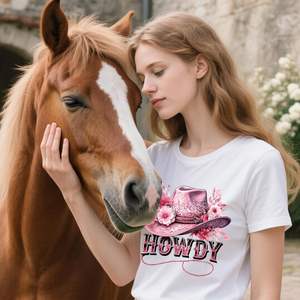 Parches de hierro de vaquera occidental, camisetas, lazo de Coquete rosa, diseños de transferencia de calor impermeables, pegatinas de vinilo para ropa DIY de mujer - Product Image 3