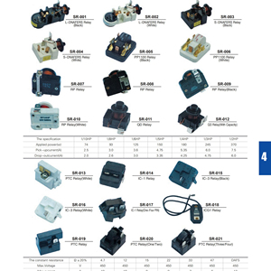 Relé <span class=keywords><strong>de</strong></span> Arranque PTC <span class=keywords><strong>de</strong></span> 4 Pines para Refrigerador, Relés <span class=keywords><strong>de</strong></span> Sobrecarga Térmica - Product Image 2