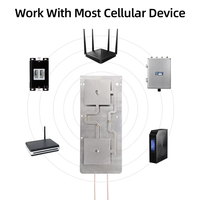 Antenne WiFi double bande 2,4 GHz/5,8 GHz à gain élevé 10 dBi, à montage sur vis, panneau plat, longue portée, pour drones IoT
