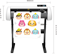 Máquina de Corte de Vinilo Automática de Escritorio, Mini Plotter para Recortar Adhesivos, para la Creación de Letreros Gráficos