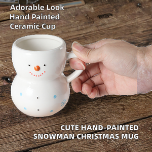 Christmas Pattern Classic Ceramic Pottery Coffee <b>Mug</b> 11oz Black Handle Back School Dishwasher Microwave Safe Plastic <b>Box</b> - Product Image 2