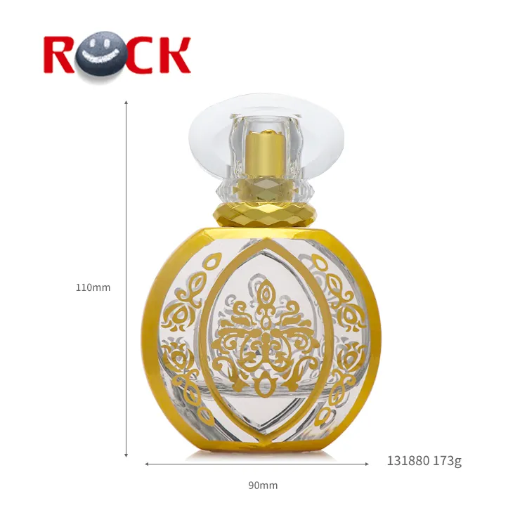 100ml Design transparent oil arabic perfume glass bottles