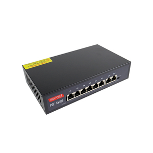 6 <span class=keywords><strong>puertos</strong></span> RJ45 24V/48V 72W 10/100Mbps Conmutador <span class=keywords><strong>de</strong></span> red POE <span class=keywords><strong>de</strong></span> 6 <span class=keywords><strong>puertos</strong></span> - Product Image 5