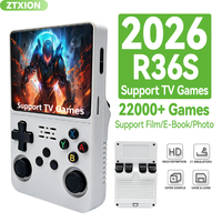 Console de jeu portable rétro R36S avec écran IPS de 3,5 pouces, système Linux open source, 64 Go, plus de 15 000 jeux vidéo de poche, lecteur VS RGB20S