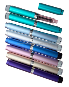 Colored Metal Reusable <b>Pen</b> Injectable V2 60IU Cosmetic Packaging Durable Screw Cap Plastic Lid - Product Image 1