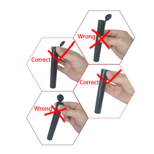 Bouchon à pression en plastique personnalisé avec logo, 19D 116MM, différentes tailles et couleurs, avec autocollant - Product Image 6