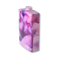 Bouteille de parfum Chine Fabricant Body Mist Givré Diffuseur Carré Verre Rose Vaporisateur Bouteilles 3.4oz 100ml Bouteille de parfum