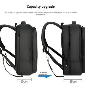 Mochila Custom logo Business Designer Waterproof <b>Back</b> <b>Pack</b> Capacity Bag Student School Travel <b>Laptop</b> Backpack Backpack for Men - Product Image 3
