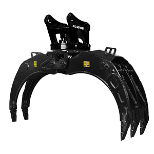 <span class=keywords><strong>Grappin</strong></span> à bois rotatif hydraulique Eddie pour pelle sur chenilles pour machines de 4 à 6 tonnes Déchargement maximal 1500kg Moteur à noyau à usage <span class=keywords><strong>forestier</strong></span> - Product Image 1