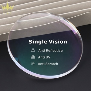 Hmc mắt mắt ống kính Ống kính quang học <span class=keywords><strong>CR39</strong></span> ống kính phản xạ quang học 1.49/1.59 <span class=keywords><strong>PC</strong></span> nhựa rõ ràng một lớp giấy phong bì đóng gói - Product Image 1