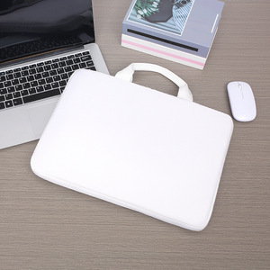 Housse pour ordinateur portable Oxford minimaliste, légère, respirante, imperméable, doublure intérieure douce, durable, écologique, décontractée, pour ordinateur portable 15,6 pouces - Product Image 5