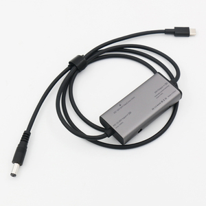 Câble d'alimentation Type-C PD vers 24V, port rond jaune, cordon d'alimentation de remplacement pour chargeur DC, pour <span class=keywords><strong>appareil</strong></span> <span class=keywords><strong>respiratoire</strong></span> CPAP <span class=keywords><strong>ResMed</strong></span> AirSense S10 - Product Image 1