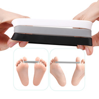 Bande de Résistance en Silicone pour Correction des Hallux Valgus, Entraînement Orthopédique, Étirement, Couleur Unie, Silicone Lisse, Flexibilité et Rebond pour les Orteils