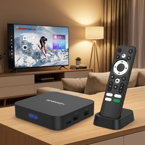 TV Box Inteligente Android 9 4K 2026, HDR/H265, 2GB+16GB, WiFi5, Quad Core, Control por Voz BT, 1 Año de Garantía, Transmisión de Deportes en Vivo - Product Image 1