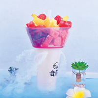 Tasse à fondue mobile tendance, tasses à thé au lait vapeur, tasses à jus de fruits, plateau à snacks refroidi à la glace sèche 90/98mm