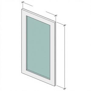 Armoire murale d'angle diagonale assemblée Glacier White pour rangement de cuisine, 24 x 30 x 12 po, 54 lb - Product Image 1