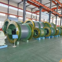 Monte-charge minier à tambour JK, capacité 9T / profondeur 1312m, diamètre de tambour 2500mm, moteur 320KW, pour puits verticaux inclinés