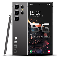 Smartphone S24 Ultra, 6GB RAM, 128GB Almacenamiento, Pantalla OLED FHD de 7.3 Pulgadas y 120Hz, Cámara Trasera Dual de 72MP+108MP, CPU Deca Core, Android 14, LTE