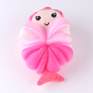 Trẻ em tắm bọt biển tăng kỳ lân cá mập xanh trẻ em tắm mướp cơ thể rửa phim hoạt hình tắm da chà mặt pouf - Product Image 5