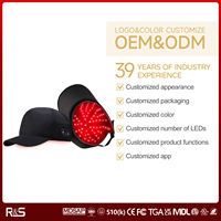 Gorro de Terapia de Luz Roja Portátil, Antienvejecimiento, Equipo de Belleza para Uso Doméstico, Gorro de Terapia de Luz Roja para el Crecimiento del Cabello