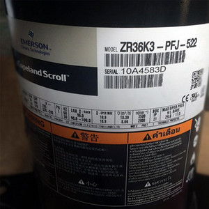 คอมเพรสเซอร์โคปแลนด์สโครล รุ่น ZR36K3-TFD-522 สำหรับเปลี่ยนอะไหล่เครื่องปรับอากาศและเครื่องทำความเย็น - Product Image 3