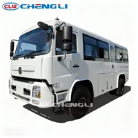 Autobús Minero Dongfeng de 24 Plazas, 4x4, con Volante a la Derecha, Autobús de Transporte de Pasajeros Todoterreno para Transporte en Zonas Mineras
