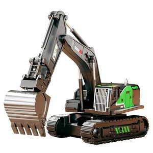 Modèles réduits de voitures <span class=keywords><strong>1</strong></span>:36, jouet excavateur, véhicules de construction en métal, simulation en alliage, à inertie, vente en gros personnalisée - Product Image 2
