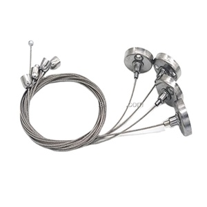 Phụ Kiện Gắn Trần Treo Dây Pvc Với Phần Cứng Cho Đèn Led Panel - Product Image 1