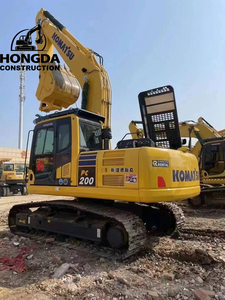 Komatsu รถตัก Pc200-8แบบใช้แล้วรถขุด PC200-8ไฮดรอลิกแบบญี่ปุ่น20ตันชั่วโมงต่ำ - Product Image 2