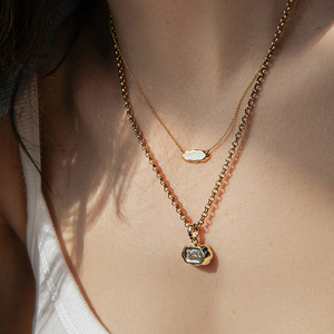 Gemnel 925 silver Cloud jewelry <b>set</b> Diamond <b>Bracelet</b> Emerald Gem rolo chain baguatte diamond <b>bracelet</b> for women - Product Image 5