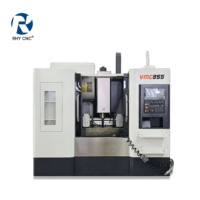 Centro de Mecanizado Vertical CNC VMC855 de Fábrica China, Alta Rigidez, 8000-12000 rpm, BT40, Husillo Único, Piezas de Alta Precisión