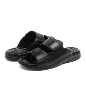 Sandalias Negras de Tira Ancha para Hombre, con Punta Abierta, Estilo Casual y Cómodo, con Suela Acolchada - Product Image 6