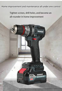 HIERKIN Herramientas de Electricista de Alta Calidad Taladros con Motor Eléctrico y Destornillador Eléctrico con Velocidad Variable - Product Image 2