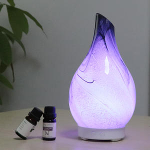 Nagomi Glass Aroma <b>Diffuser</b> 100Ml Ultrasonic Led Light Humidifier For Home Bedroom Living <b>Room</b> - Product Image 4