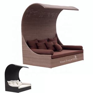 كرسي استلقاء خارجي كلاسيكي من الخيزران، أثاث خارجي، كرسي استرخاء لحمام السباحة - Product Image 4