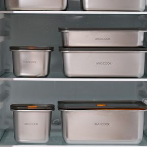 Conteneur de stockage en acier inoxydable 316L de 1300 ml avec couvercle en PP, réutilisable et portable, pour le <span class=keywords><strong>camping</strong></span> des nouveau-nés et le stockage des fruits, personnalisable avec logo - Product Image 4