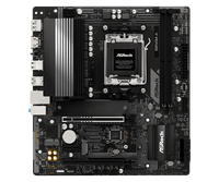 ASRock B850M-A Motherboard Soket AM5 AMD Ryzen 7000 8000 9000 Seri CPU Dual DDR5 PCIe5.0 x16 Micro ATX Gaming Mainboard