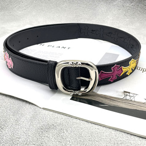 King Mcgreen Star Luxury Brand Jeans <strong>Belt</strong> Male Gothic <strong>Accessories</strong> <strong>Belts</strong> Colorful Cross Punk Women Waistband Chromed Hearts - Product Image 4