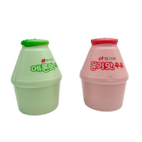 Jouet anti-stress souple en forme de biberon en PU à remontée lente, couleur fruitée, pour filles et garçons de 8 ans et plus, vente en gros OEM