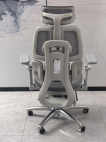 Chaise de Direction Moderne Réglable Pivotante en Maille Ergonomique avec Accoudoirs 8D pour Bureau à Domicile