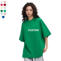 Zhuoma 2024 marque de luxe surdimensionné T-Shirt lourd pour les femmes personnalisé col rond coupe ample T-Shirts graphiques