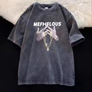 Vintage Streetwear T-Shirt - Custom <b>Pickling</b> Print & Embroidery on 100% Cotton Oversized Tee - Product Image 4