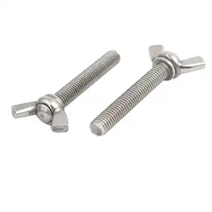 YH 1/4 3 pollici a testa tonda bullone e dado ad aletta bulloni in metallo per ancoraggio a parete resistente viti Molly per oggetti appesi in legno a secco