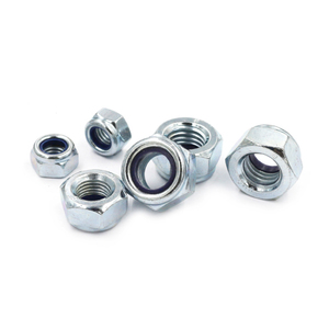 Thép Carbon Mạ Kẽm Màu Xanh Kẽm Mạ Lớp Lớp 4.8 8.8 10.9 <span class=keywords><strong>12.9</strong></span> Zp Gal <span class=keywords><strong>Hex</strong></span> Hexagon Nylon Chèn Khóa <span class=keywords><strong>Nut</strong></span> Din982 985 - Product Image 4