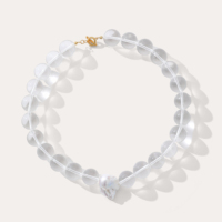Collier avec pendentif en perle d'eau douce de qualité AAAAA en quartz clair, bijoux de mode certifiés CE ASTM REACH en matériaux naturels