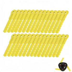 Paquete de 30 cuchillas de repuesto TLWAR-01 70289A Push-N-Load para desbrozadora inalámbrica a gas Weed Warrior PivoTrim Ugly Head Craftsman - Product Image 1