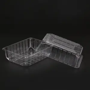 Hot Products Clear Clamshell Food Packaging Box Disposable Plastic Fruit and Vegetable Blister for Plates & Bowls