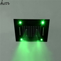 Hm 16 "Multi-Fonction Thermostat Robinet LED Cascade Musique Douche Robinet Ensemble